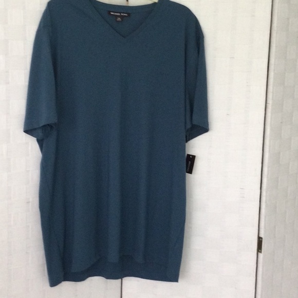 Michael Kors Mens T Shirt size XXL color Shadow Blue short sleeves.  #240 - Picture 1 of 8